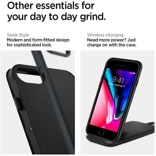 Etui Spigen Neo Hybrid Apple iPhone SE 2022/SE 2020/8/7 2020 Metal Slate