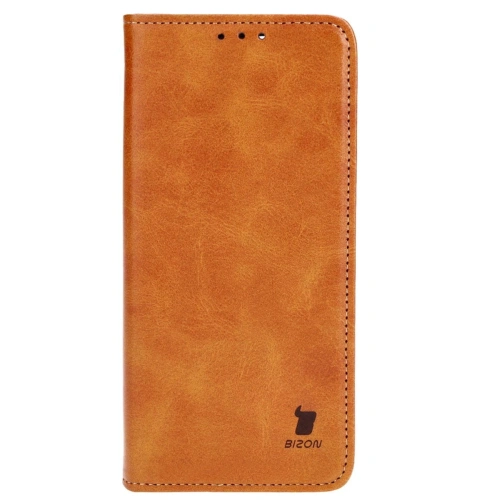Etui z klapką Bizon Case Pocket Pro do Apple iPhone 14 Pro Max brązowe