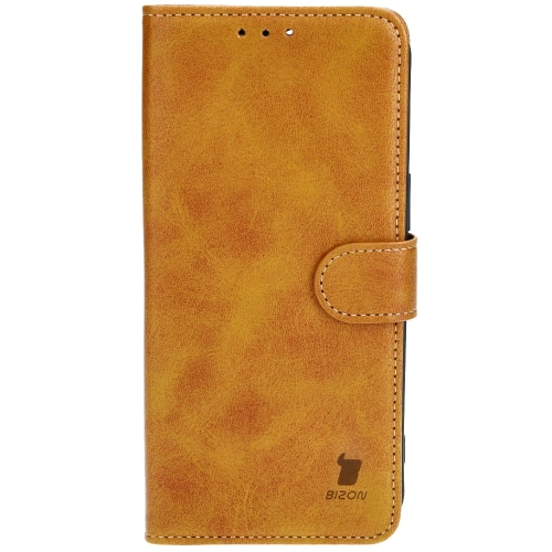 Etui z klapką Bizon Case Pocket do Apple iPhone 15 Pro Max brązowe