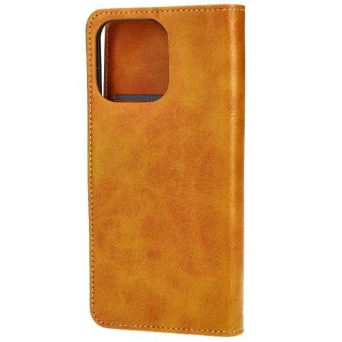 Etui z klapką Bizon Case Pocket do Apple iPhone 15 Pro Max brązowe