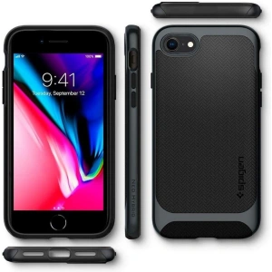 Etui Spigen Neo Hybrid Apple iPhone SE 2022/SE 2020/8/7 2020 Metal Slate