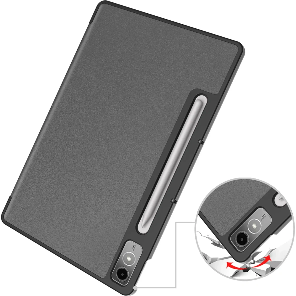 Wholesale Bizon Case Tab Croc Lenovo Tab P12 12.7 TB 370 grey - BIZ3674 - {ean13} - Hurt