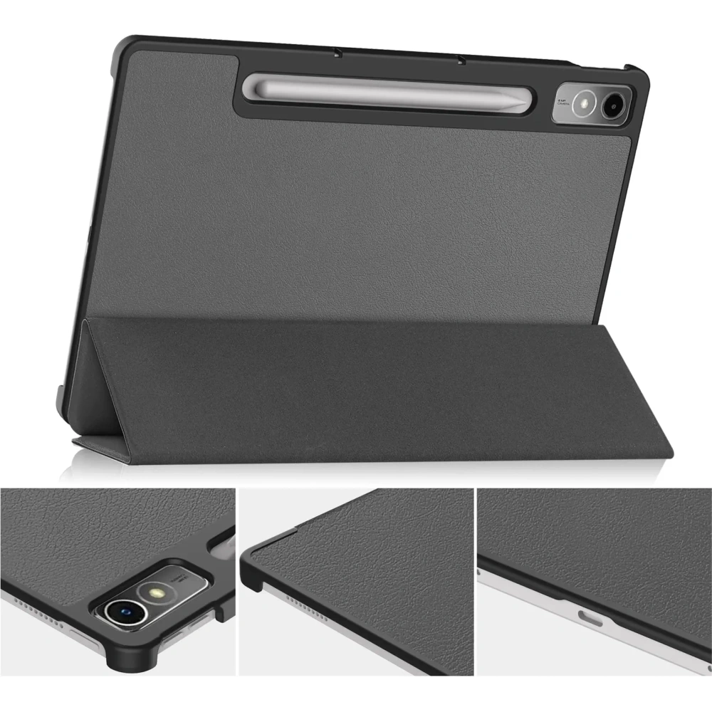 Hurtownia GSM - Etui Bizon Case Tab Croc do Lenovo Tab P12 12.7 TB 370 szare - BIZ3674 - {ean13} - Hurt
