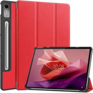 Etui Bizon Case Tab Croc do Lenovo Tab P12 12.7 TB 370 czerwone