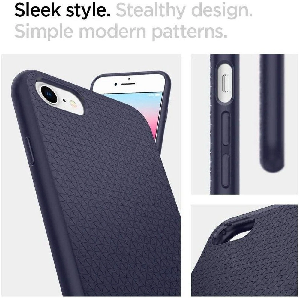 Wholesale Spigen Liquid Air Apple iPhone SE 2022/SE 2020/8/7 Midnight Blue - SPN1056BLU - {ean13} - Hurt
