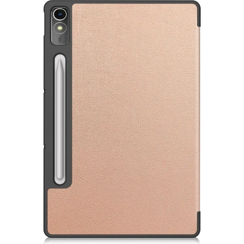 Etui Bizon Case Tab Croc do Lenovo Tab P12 12.7 TB 370 różowozłote