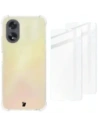 Etui + 2x sklo na displej Bizon Case Clear Pack pro Oppo A38 4G průhledné