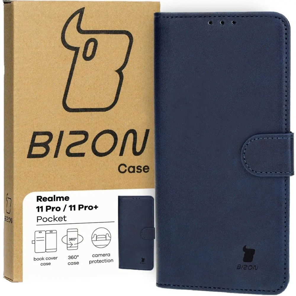 Hurtownia GSM - Bizon Caz Pocket Realme 11 Pro / 11 Pro+ albastru marin - BIZ3680 - {ean13} - Hurt