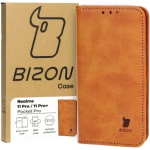 Hurtownia GSM - Caz Bizon Pocket Pro pentru Realme 11 Pro / 11 Pro+ brown - BIZ3682 - {ean13} - Hurt