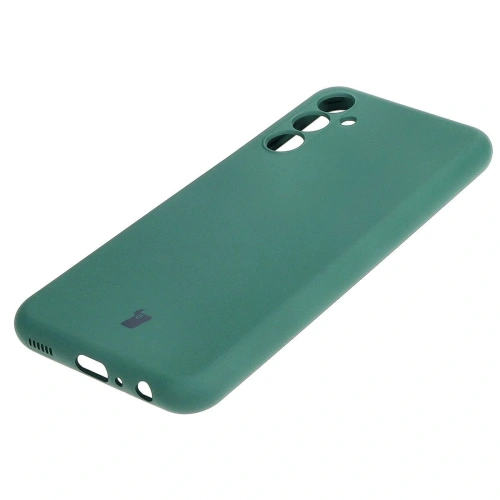 Etui Bizon Case Silicone do Samsung Galaxy M34 5G ciemnozielone