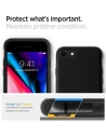 Hurtownia GSM - Etui Spigen Liquid Crystal Apple iPhone SE 2022/SE 2020/8/7 Matte Black - SPN1057BLK - {ean13} - Hurt