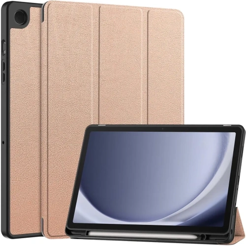 Etui Bizon Case Tab Lizard do Samsung Galaxy Tab A9 Plus różowozłote