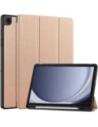 Etui Bizon Case Tab Lizard do Samsung Galaxy Tab A9 Plus růžovo-zlaté