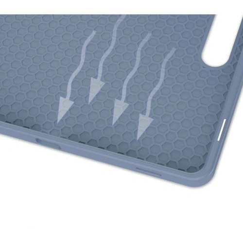 Etui Bizon Case Tab Lizard do Samsung Galaxy Tab S9 / S9 FE lawendowe