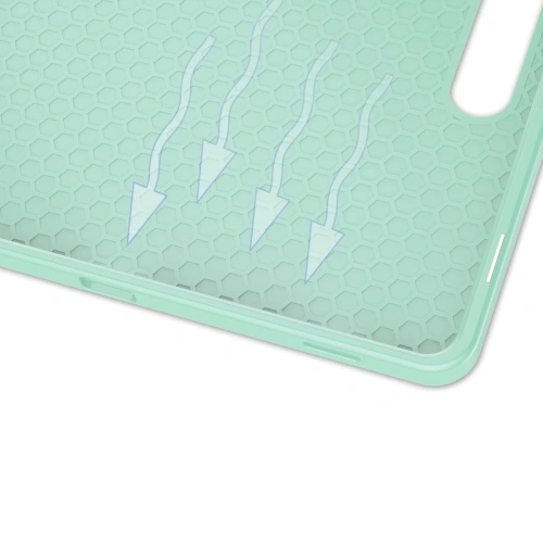 Etui Bizon Case Tab Lizard do Samsung Galaxy Tab S9 / S9 FE miętowe
