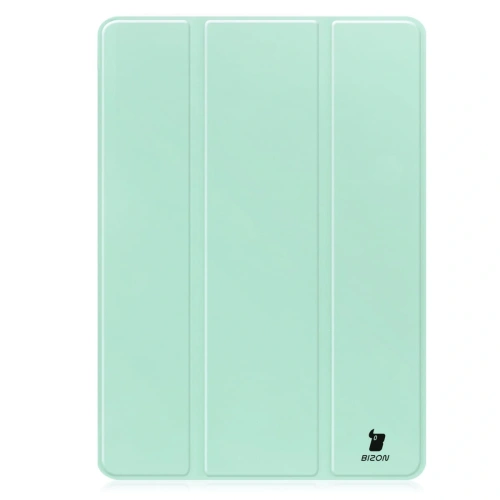 Etui Bizon Case Tab Lizard do Samsung Galaxy Tab S9 / S9 FE miętowe