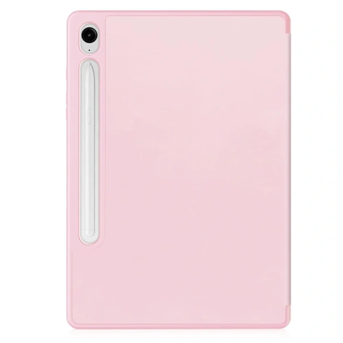 Etui Bizon Case Tab Lizard do Samsung Galaxy Tab S9 / S9 FE różowe
