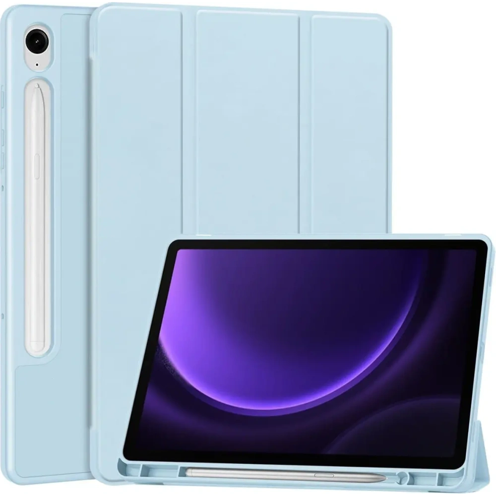Hurtownia GSM - Etui Bizon Case Tab Lizard do Samsung Galaxy Tab S9 / S9 FE modré - BIZ3701 - {ean13} - Hurt