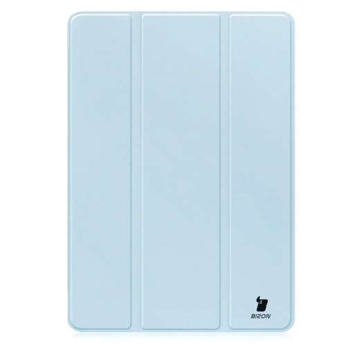 Etui Bizon Case Tab Lizard do Samsung Galaxy Tab S9 / S9 FE błękitne