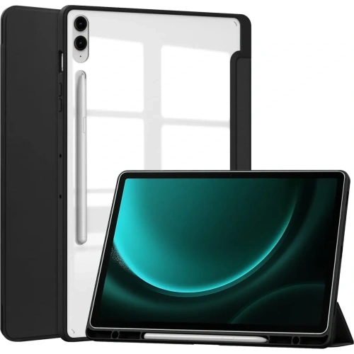 Etui Bizon Case Tab Clear Matt do Samsung Galaxy Tab S9 FE Plus czarne