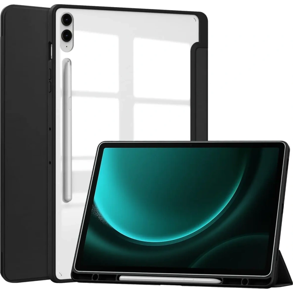 Hurtownia GSM - Etui Bizon Case Tab Clear Matt do Samsung Galaxy Tab S9 FE Plus černé - BIZ3702 - {ean13} - Hurt