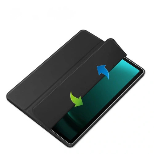 Etui Bizon Case Tab Clear Matt do Samsung Galaxy Tab S9 FE Plus czarne