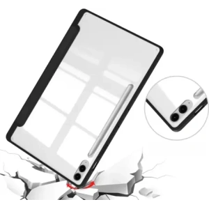 Hurtownia GSM - Etui Bizon Case Tab Clear Matt do Samsung Galaxy Tab S9 FE Plus czarne - BIZ3702 - {ean13} - Hurt