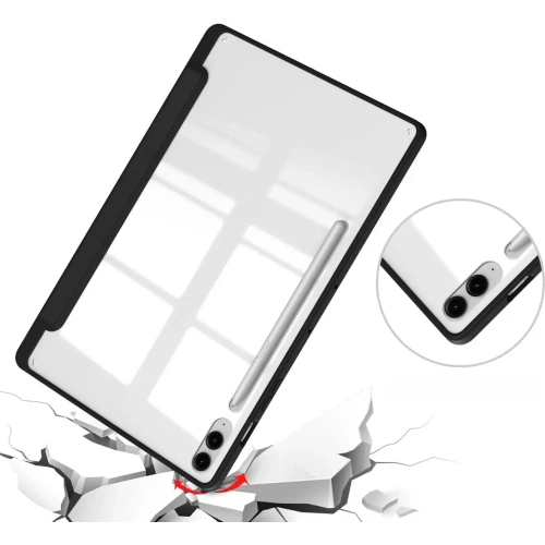 Etui Bizon Case Tab Clear Matt do Samsung Galaxy Tab S9 FE Plus czarne