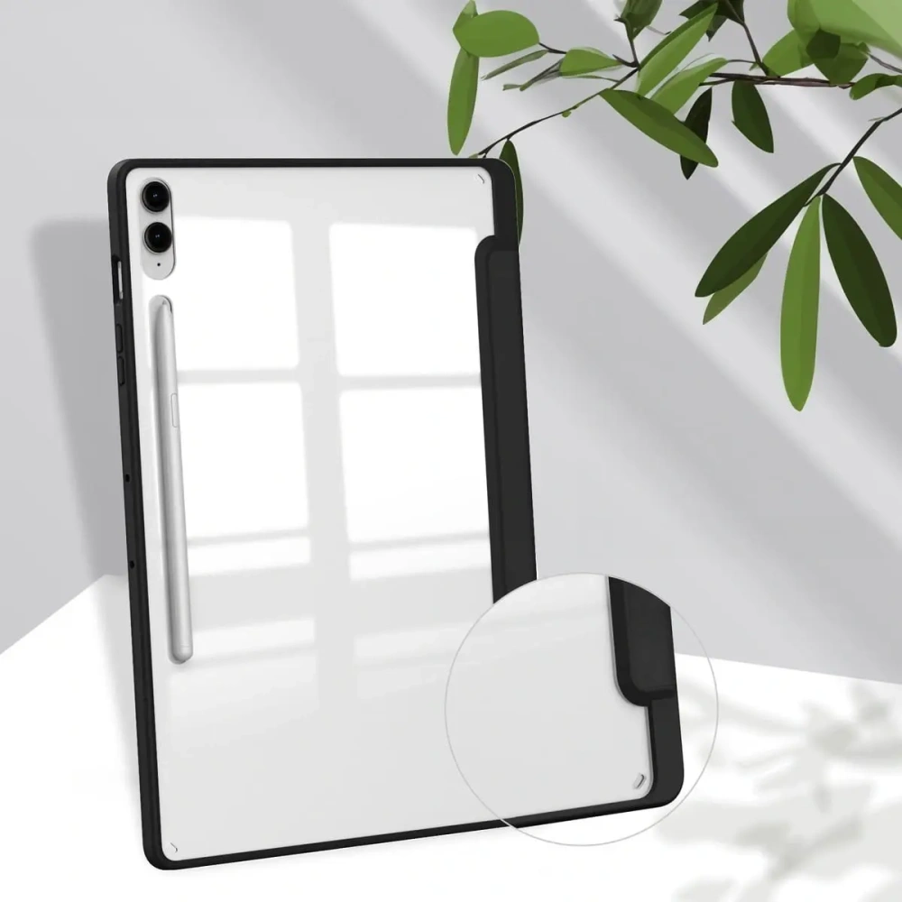 Wholesale Bizon Case Tab Clear Matt Samsung Galaxy Tab S9 FE Plus black - BIZ3702 - {ean13} - Hurt
