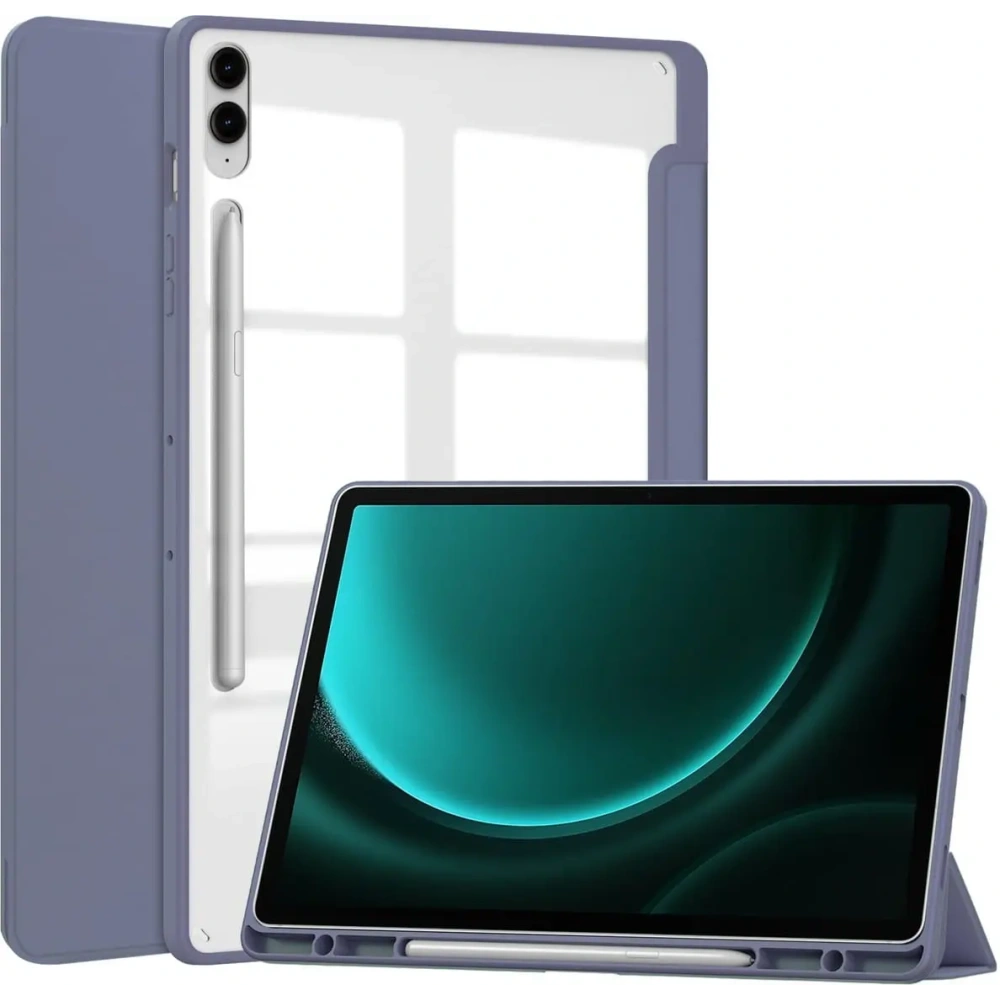 Wholesale Bizon Case Tab Clear Matt Samsung Galaxy Tab S9 FE Plus lavender - BIZ3703 - {ean13} - Hurt
