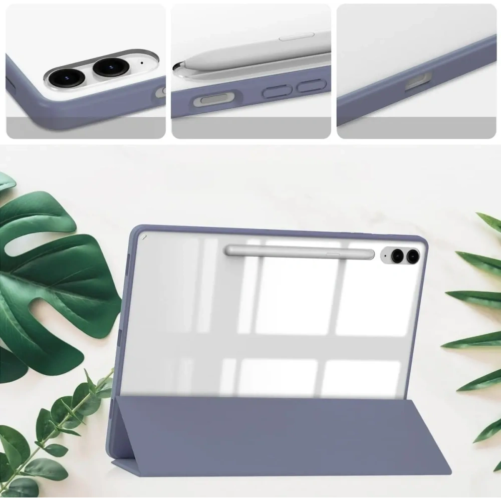 Wholesale Bizon Case Tab Clear Matt Samsung Galaxy Tab S9 FE Plus lavender - BIZ3703 - {ean13} - Hurt
