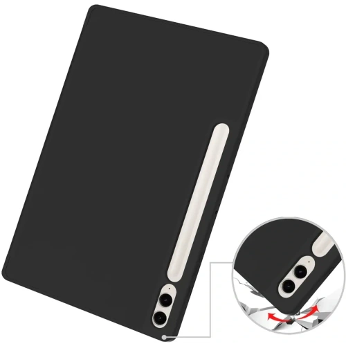 Etui Bizon Case Tab Lizard do Samsung Galaxy Tab S9 FE Plus czarne