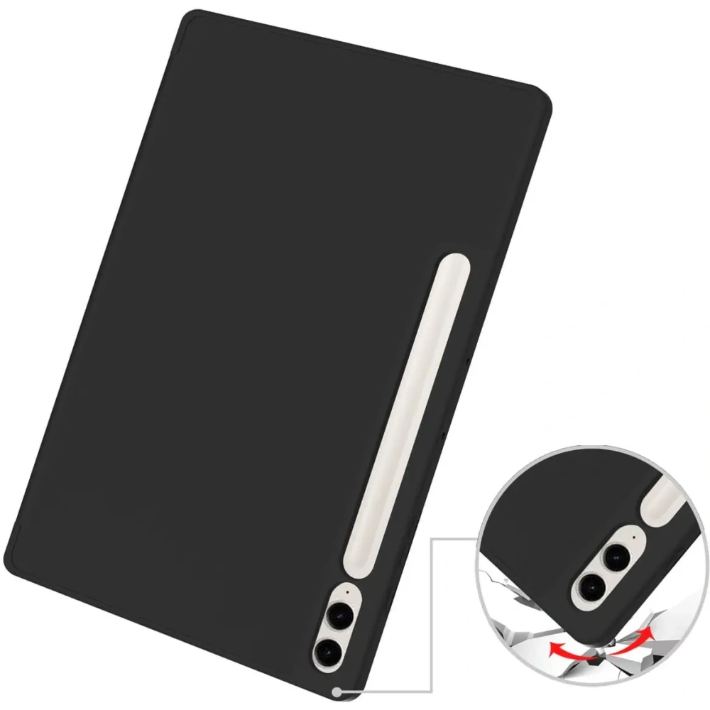 Hurtownia GSM - Etui Bizon Case Tab Lizard do Samsung Galaxy Tab S9 FE Plus černé - BIZ3705 - {ean13} - Hurt