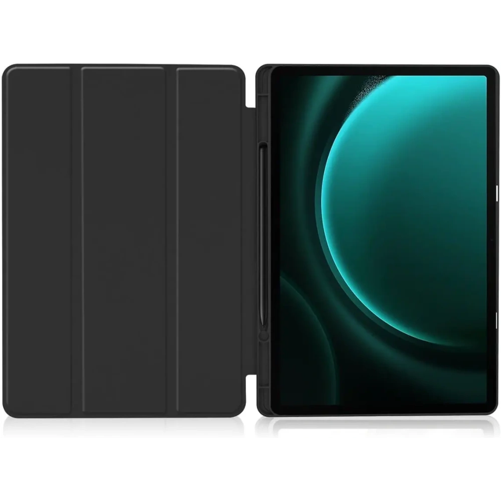 Hurtownia GSM - Etui Bizon Case Tab Lizard do Samsung Galaxy Tab S9 FE Plus černé - BIZ3705 - {ean13} - Hurt