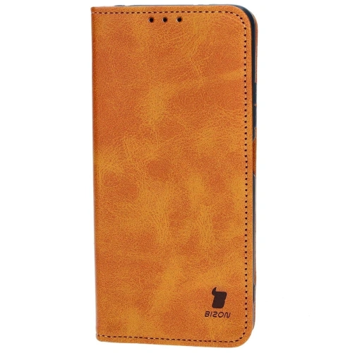 Etui z klapką Bizon Case Pocket Pro do Xiaomi Redmi Note 12 5G / Xiaomi Poco X5 brązowe
