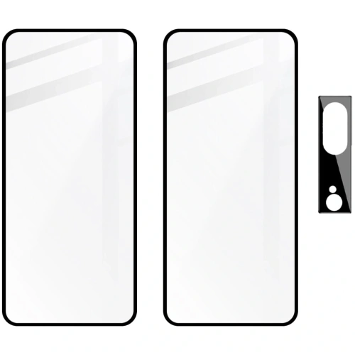 2x Szkło na ekran + szkło na aparat BIZON Edge do Pixel 8