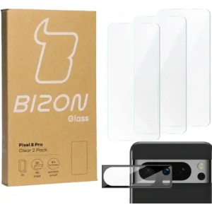 Wholesale BIZON Clear 3x screen glass + camera glass Pixel 8 Pro - BIZ3711 - {ean13} - Hurt