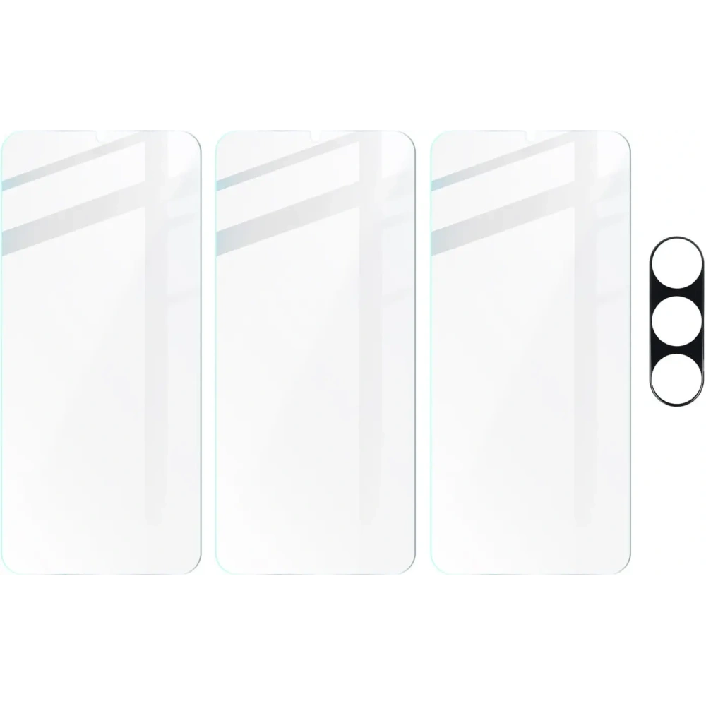Hurtownia GSM - BIZON Clear 3x sticlă de ecran + sticlă pentru cameră Samsung Galaxy M34 5G - BIZ3713 - {ean13} - Hurt