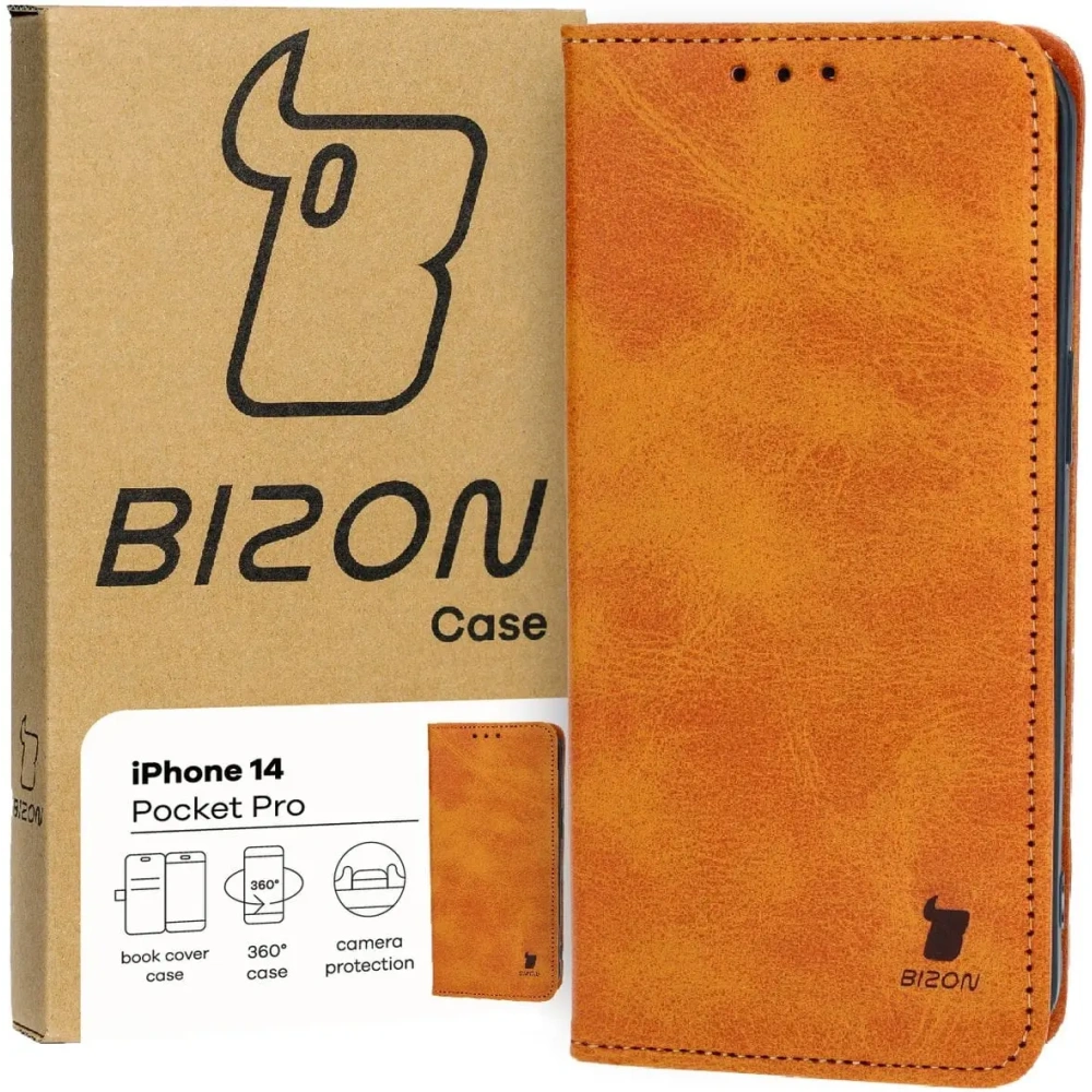 Wholesale Bizon Case Pocket Pro Apple iPhone 14 brown - BIZ3717 - {ean13} - Hurt