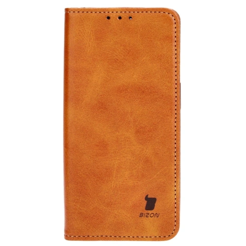 Etui z klapką Bizon Case Pocket Pro do Apple iPhone 14 Pro brązowe