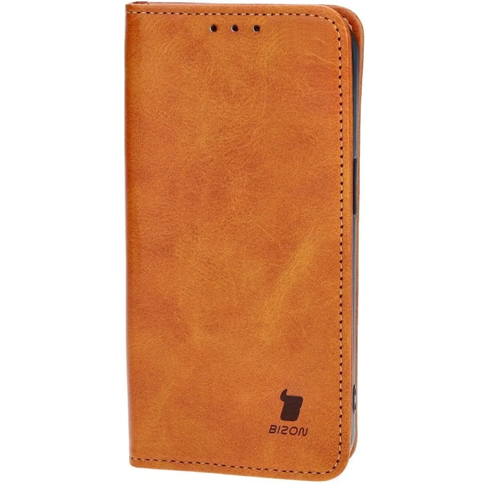 Hurtownia GSM - Etui z klapką Bizon Case Pocket Pro do Apple iPhone 15 hnědé - BIZ3722 - {ean13} - Hurt