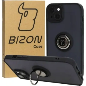 Hurtownia GSM - Culoarea hibridă a carcasei Bizon Apple iPhone 15 Plus fumurie cu un cadru negru - BIZ3724 - {ean13} - Hurt
