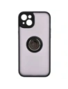 Hurtownia GSM - Etui s úchytem na prst Bizon Case Hybrid Ring pro Apple iPhone 15 Plus kouřové s černým rámečkem - BIZ3724 - {ean13} - Hurt