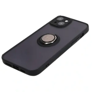 Hurtownia GSM - Culoarea hibridă a carcasei Bizon Apple iPhone 15 Plus fumurie cu un cadru negru - BIZ3724 - {ean13} - Hurt