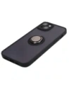 Hurtownia GSM - Etui s úchytem na prst Bizon Case Hybrid Ring pro Apple iPhone 15 Plus kouřové s černým rámečkem - BIZ3724 - {ean13} - Hurt