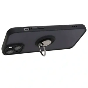 Hurtownia GSM - Culoarea hibridă a carcasei Bizon Apple iPhone 15 Plus fumurie cu un cadru negru - BIZ3724 - {ean13} - Hurt