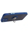 Hurtownia GSM - Etui s úchopem na prst Bizon Case Hybrid Ring pro Apple iPhone 15 Plus kouřové s modrým rámem - BIZ3725 - {ean13} - Hurt