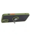 Hurtownia GSM - Etui z uchwytem na palec Bizon Case Hybrid Ring do Apple iPhone 15 Plus przydymione z zieloną ramką - BIZ3727 - {ean13} - Hurt