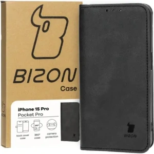 Hurtownia GSM - Bizon Case Pocket Pro Apple iPhone 15 Pro fekete - BIZ3731 - {ean13} - Hurt