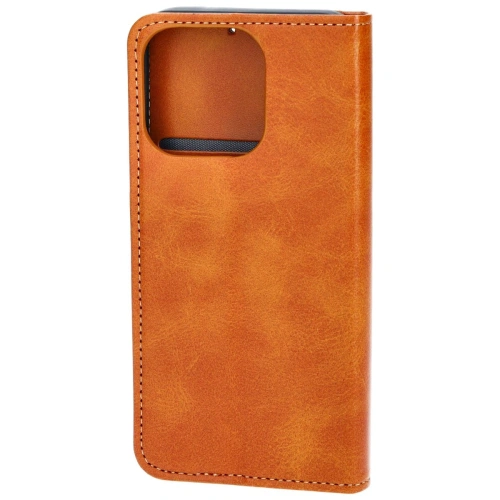 Etui z klapką Bizon Case Pocket Pro do Apple iPhone 15 Pro brązowe